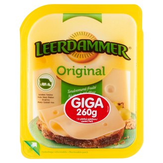 Leerdammer Original holandský polotvrdý sýr 260 g