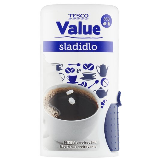 Tesco Value Sugar Substitute 850 Tablets 51g Tesco Groceries