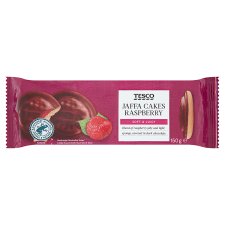 Tesco Jaffa Cakes Raspberry 150g