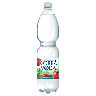 Dobrá voda Neperlivá s příchutí jahoda 1,5l