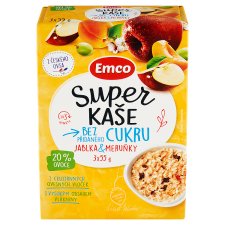 Emco Super Porridge Apples & Apricots 3 x 55g (165g)