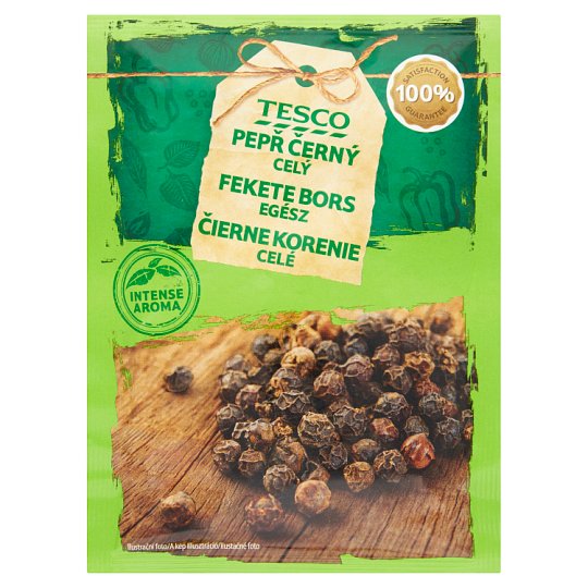 Tesco Black Whole Pepper 20g Tesco Groceries