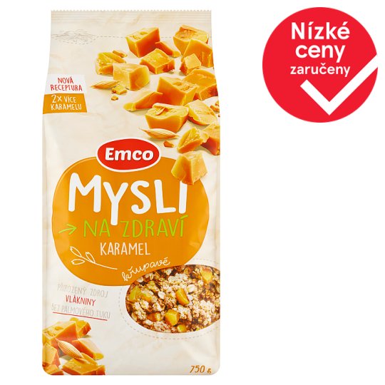 Emco Mysli na Zdraví Crispy Pieces of Caramel 750g