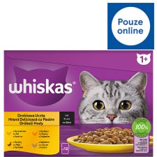 Whiskas Poultry Feast in Juice 12 x 85g (1.02kg)