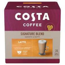 Costa Coffee Signature Blend Latte pražená mletá káva 8 x 7,0g a 8 x 15,8g (182,4g)