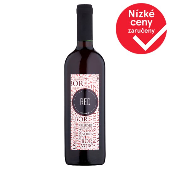 Semisweet Red Wine 750ml