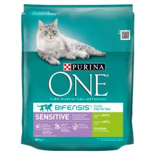 Purina ONE Sensitive Rich in Turkey and Rice 800g