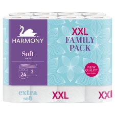 Harmony Soft White XXL Toilet Paper 3 Layers 24 pcs