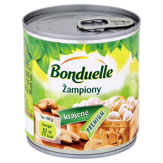 Bonduelle Žampiony krájené premium 200g