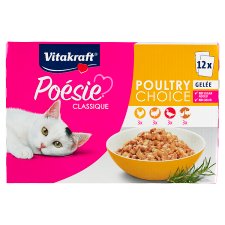 Vitakraft Poésie Classique kompletní krmivo pro dospělé kočky 12 x 85g (1020g)