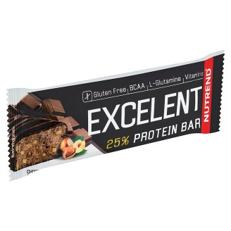 Nutrend Excelent Protein bar příchuť čokoládová s oříšky 40g