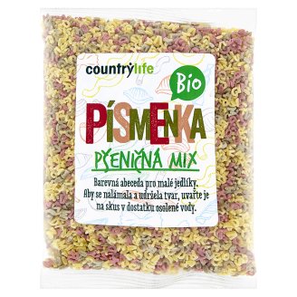 Country Life Bio písmenka pšeničná mix 250g