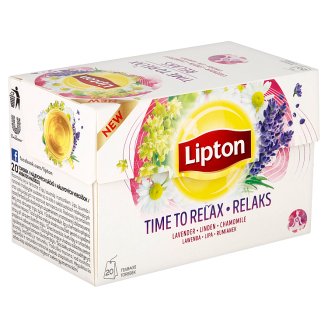 Lipton Time to Relax bylinný aromatizovaný čaj 20 sáčků 30g