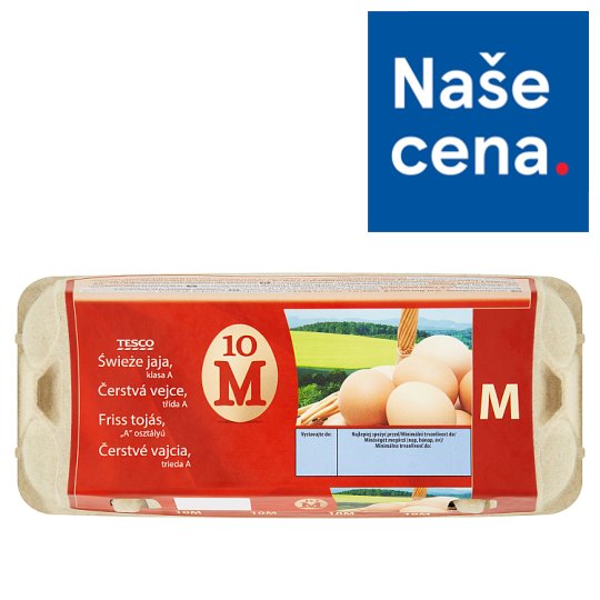 Tesco Čerstvá vejce M 10 ks