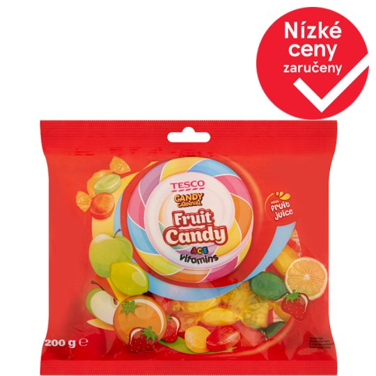 Tesco Furé s nápní s ovocnou příchutí s vitamíny 200g