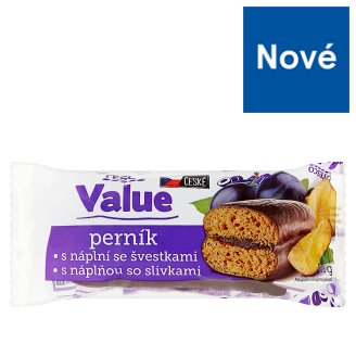 Tesco Value Perník s náplní se švestkami 60g