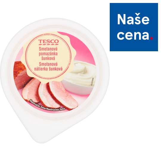 Tesco Smetanová pomazánka šunková 150g