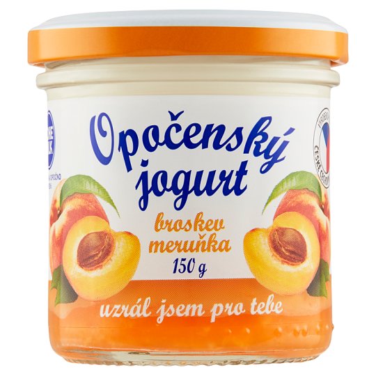 Bohemilk Opočenský jogurt broskev meruňka 150g