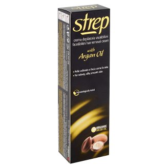 Strep Depilační krém pro depilaci tváře a oblasti bikin s arganovým olejem 50ml