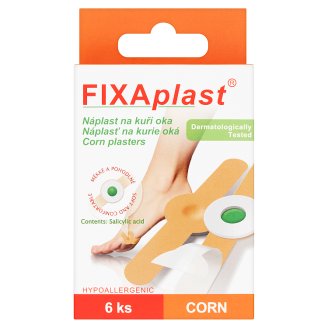 Fixaplast Náplast na kuří oka 6 ks