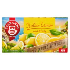 TEEKANNE Italian Lemon, World of Fruits, 20 Bags, 40g