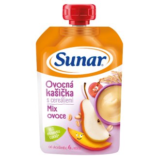 Sunárek Kašička s cereáliemi a ovocem 120g