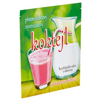 Přesnídávkový syrovátkový koktejl s jahodovou příchutí 15g