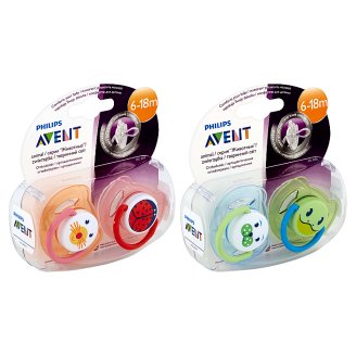 Philips Avent Silikonové šidítko 6-18m 2 ks