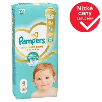 Pampers Premium Care Velikost 4 (Maxi) 8 – 14 kg, 52 Kusů