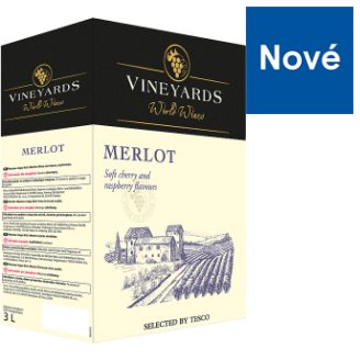 Vineyards World Wines Merlot víno červené suché 3l