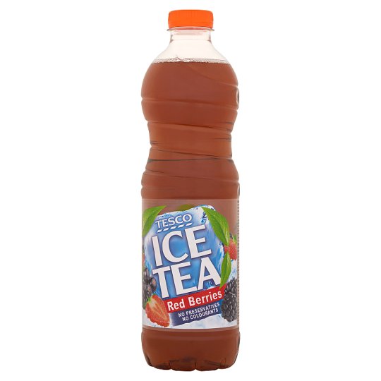 Tesco Ice Tea s extraktem z černého čaje a příchutí červených plodů 1,5l