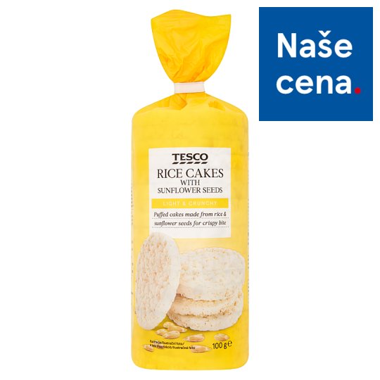 Tesco Rýžové chlebíčky se slunečnicovými semeny 100g