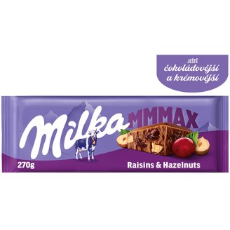 Milka Raisins & Hazelnuts 270g