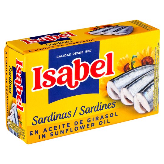 Isabel Sardines in Sunflower Oil 125g