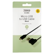 Tesco Home Micro USB to USB Cable 2 m