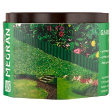 Megran Wavy Lawn Edging Brown Roll 10 cm x 9 m