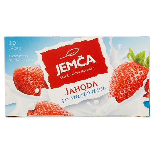 Jemča Strawberry with Cream Fruit Flavoured Tea 20 x 2g (40g)