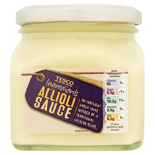 Tesco Ingredients Allioli omáčka 250g Tesco Potraviny