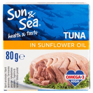 Sun & Sea Tuňák ve slunečnicovém oleji 80g