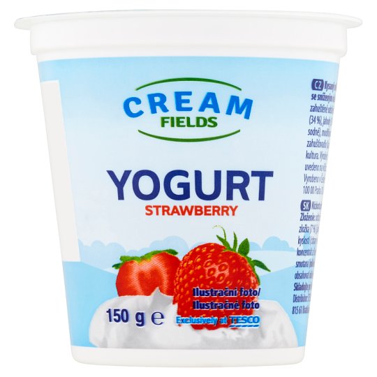 Cream Fields Jogurt s jahodovou příchutí 150g