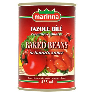 Marinna Fazole bílé v tomatové omáčce 400g