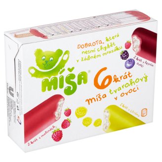 Míša tvaroh v ovoci zmrzlina 6 x 45ml