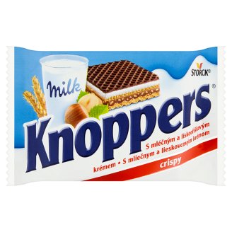 Storck Knoppers Oplatky s mléčným a lískooříškovým krémem 3 x 25g