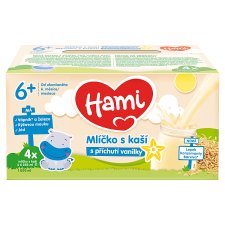 Hami Milk with Porridge with Vanilla Flavour from the End of the 6th Month 4 x 250ml (1000ml)