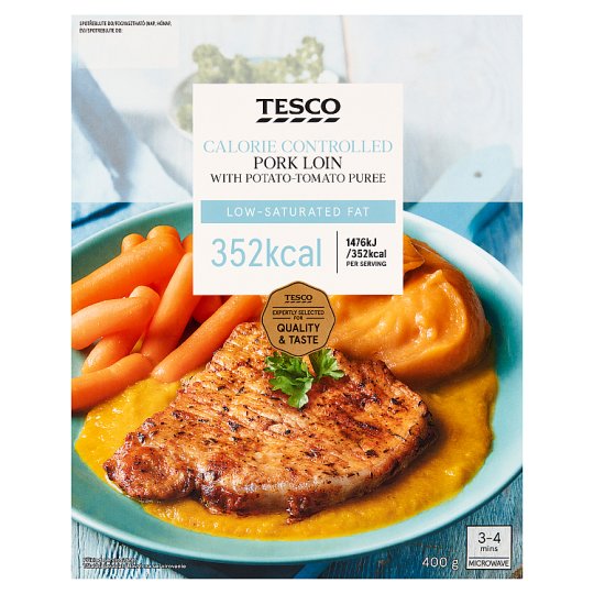 Tesco Pork Loin With Potato Tomato Puree 400g Tesco Groceries