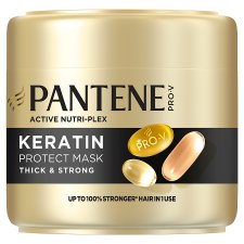 Pantene Thick & Strong Keratin Protect Hair Mask 300ml for Fine, Weak Hair