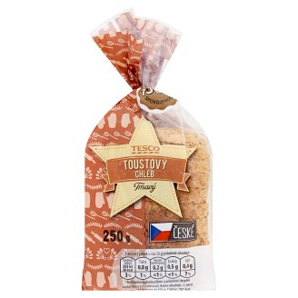 Tesco Toustový chléb tmavý 250g