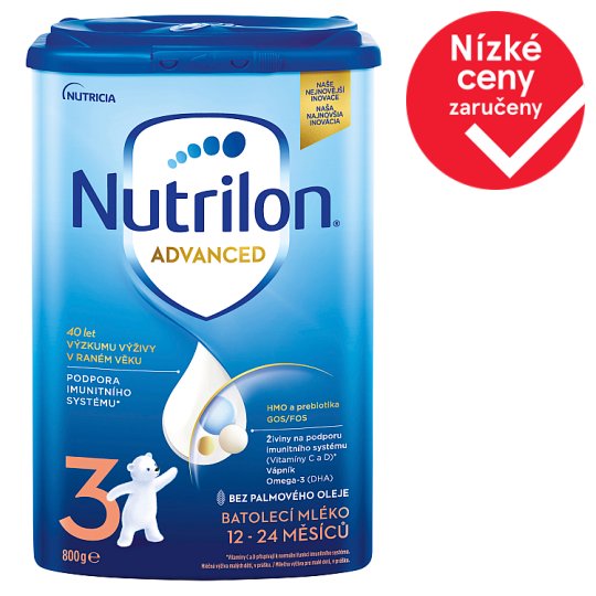 Nutrilon 3 batolecí mléko 12-24 m 800g