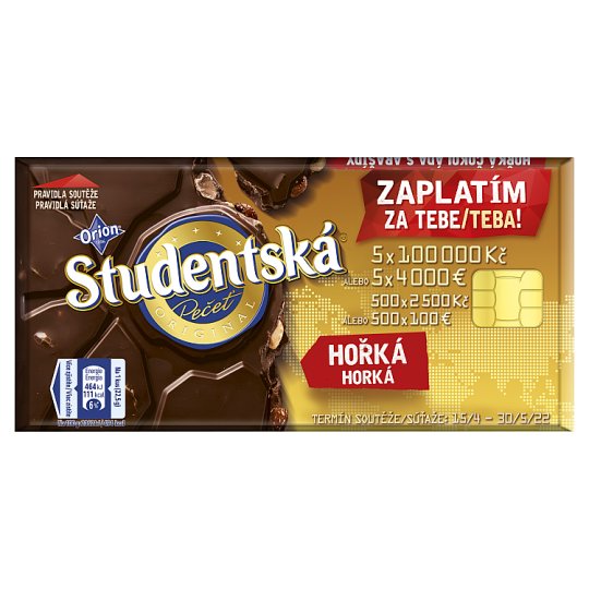 ORION STUDENTSKÁ PEČEŤ Dark 180g
