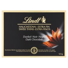 Lindt Thins Dark švýcarská hořká čokoláda 125g